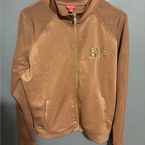 Guess Brown Jacket with Gold Accents